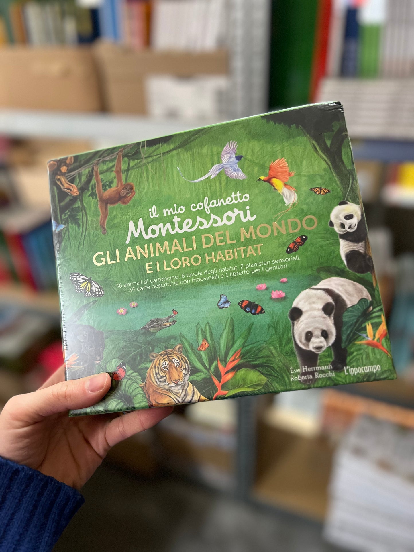Il mio cofanetto Montessori Gli animali del mondo e i loro habitat, Ève Herrmann, Roberta Rocchi