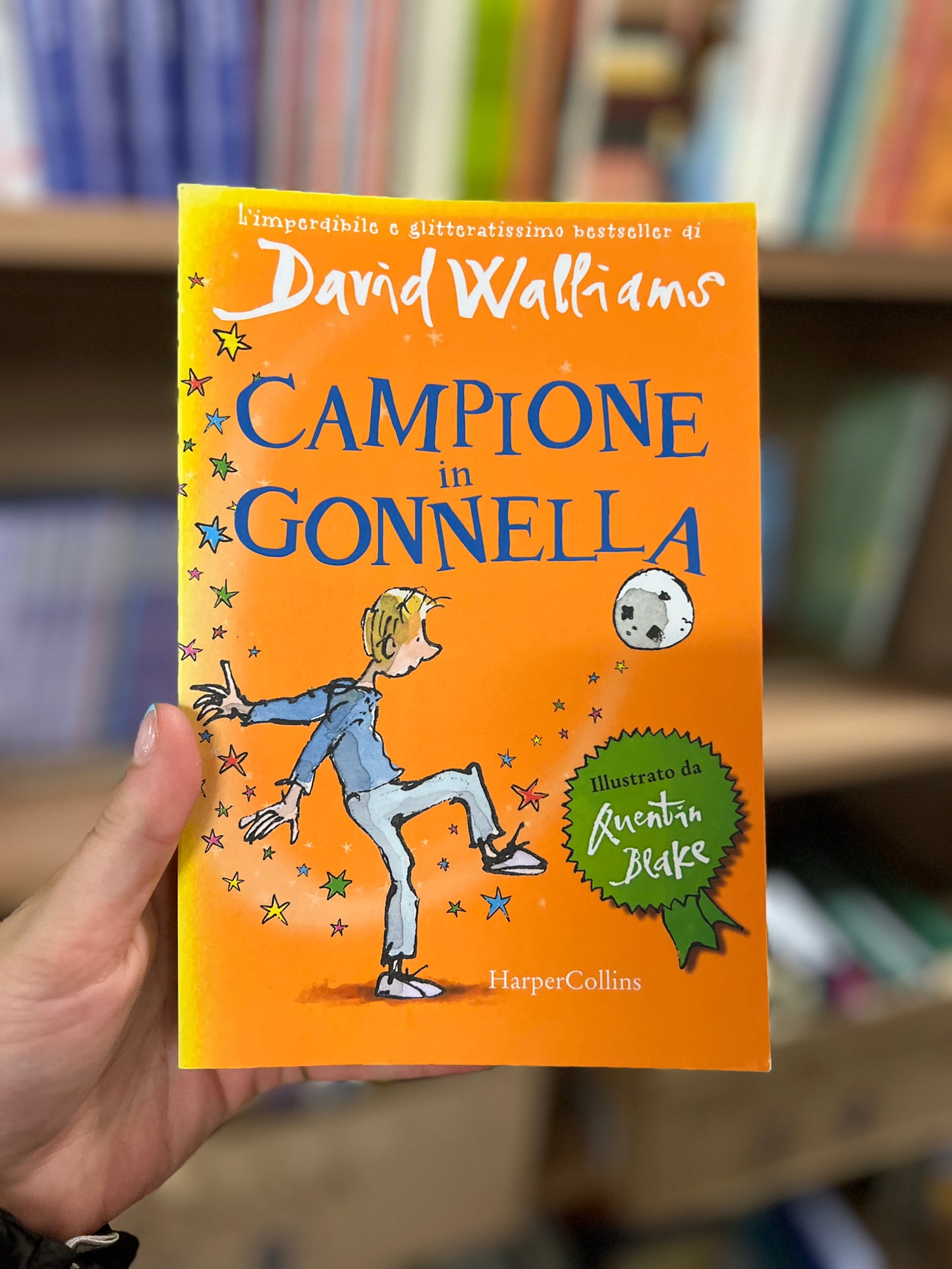 Campione in gonnella, David Walliams, Quentin Blake