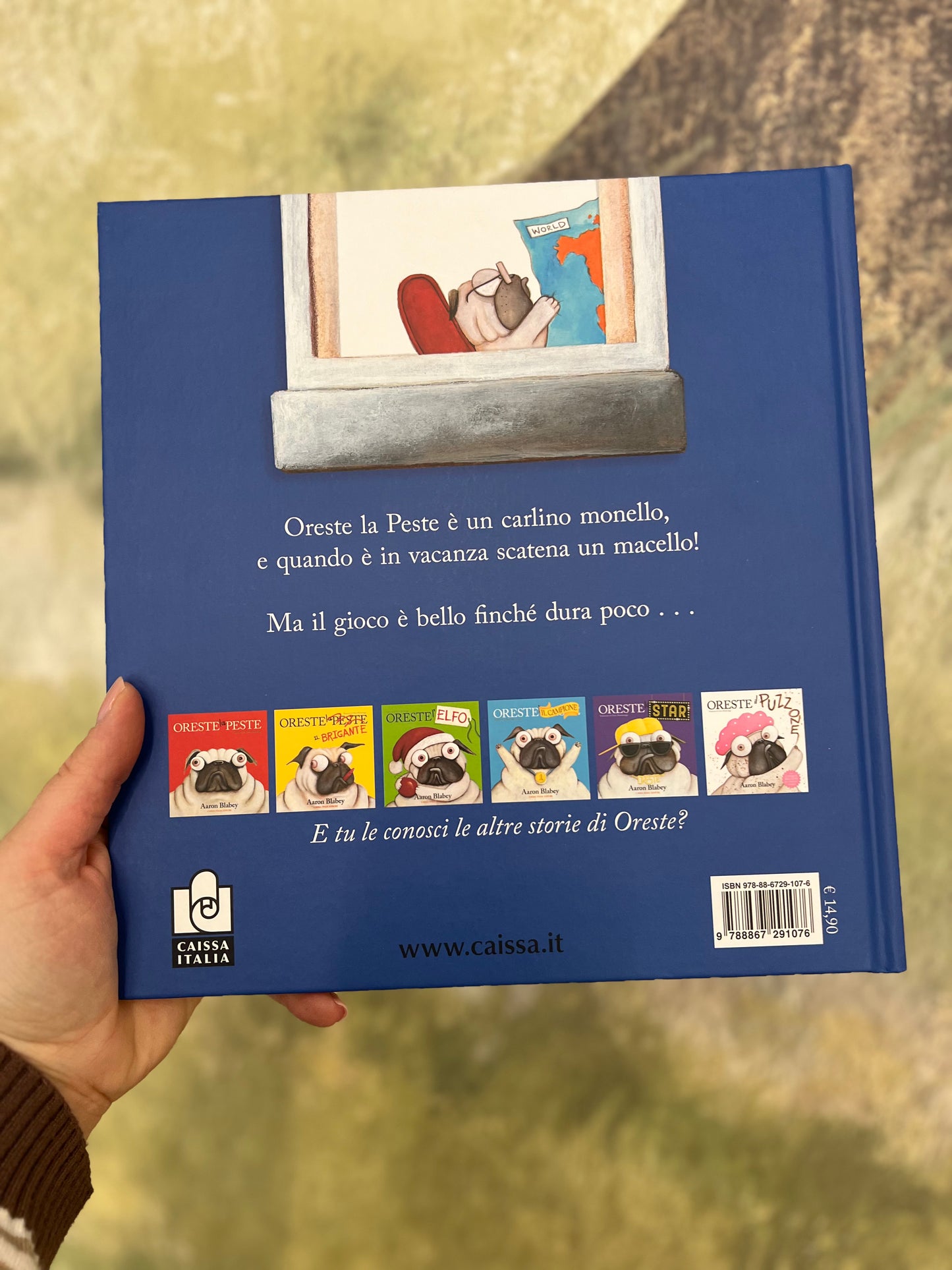 Oreste il turista, Aaron Blabey