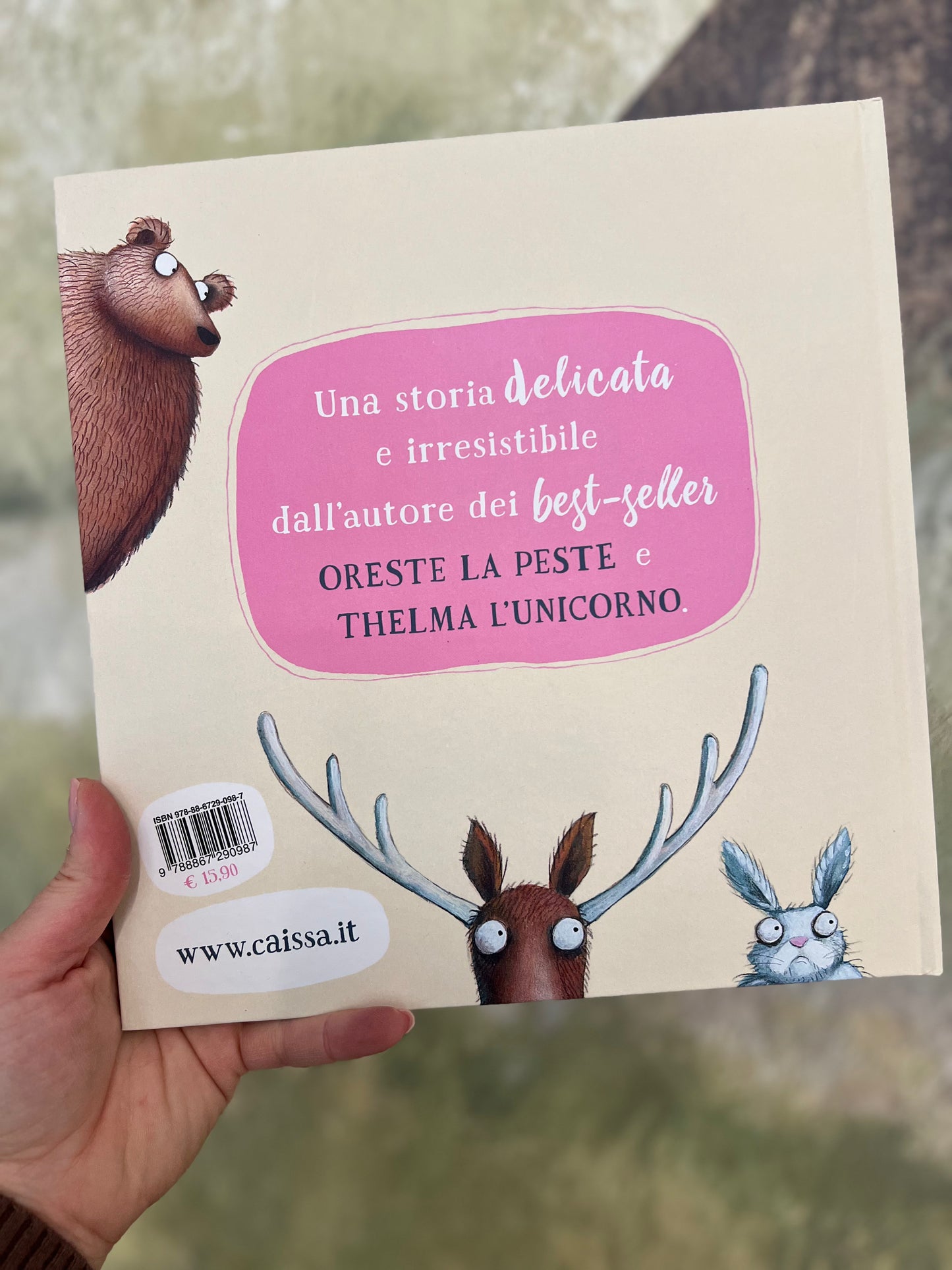 Vorrei tanto un abbraccio, Aaron Blabey