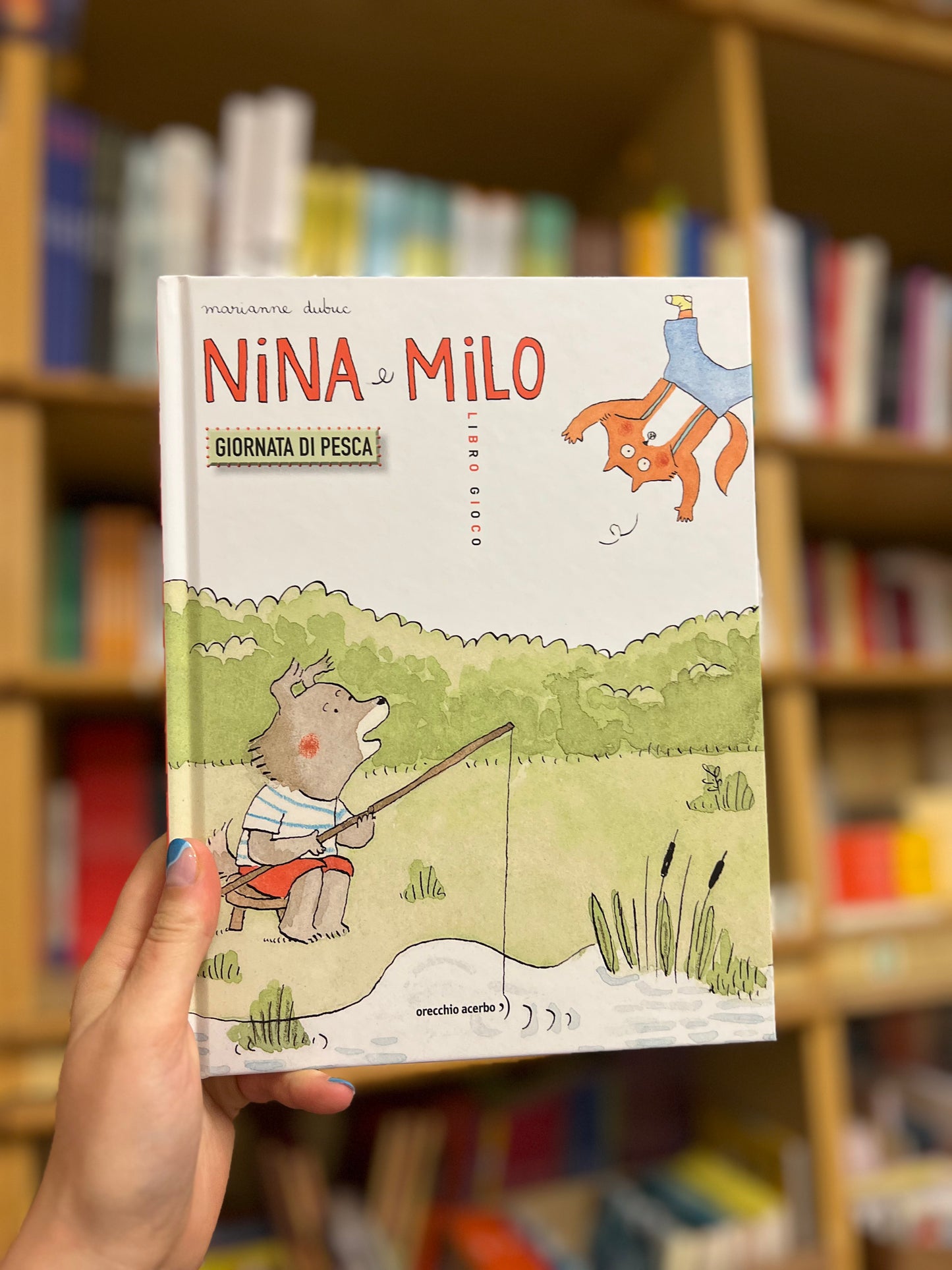 Nina e Milo giornata di pesca, Marianne Dubuc