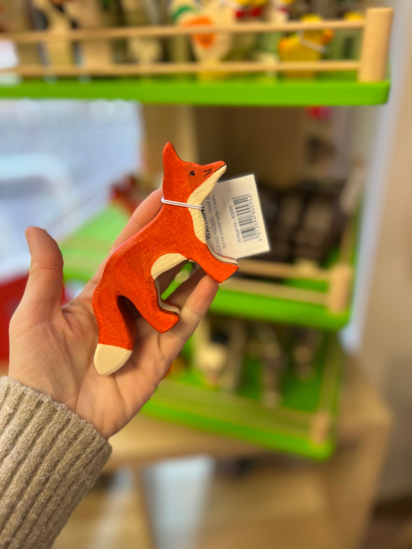 Volpe in legno, Holztiger