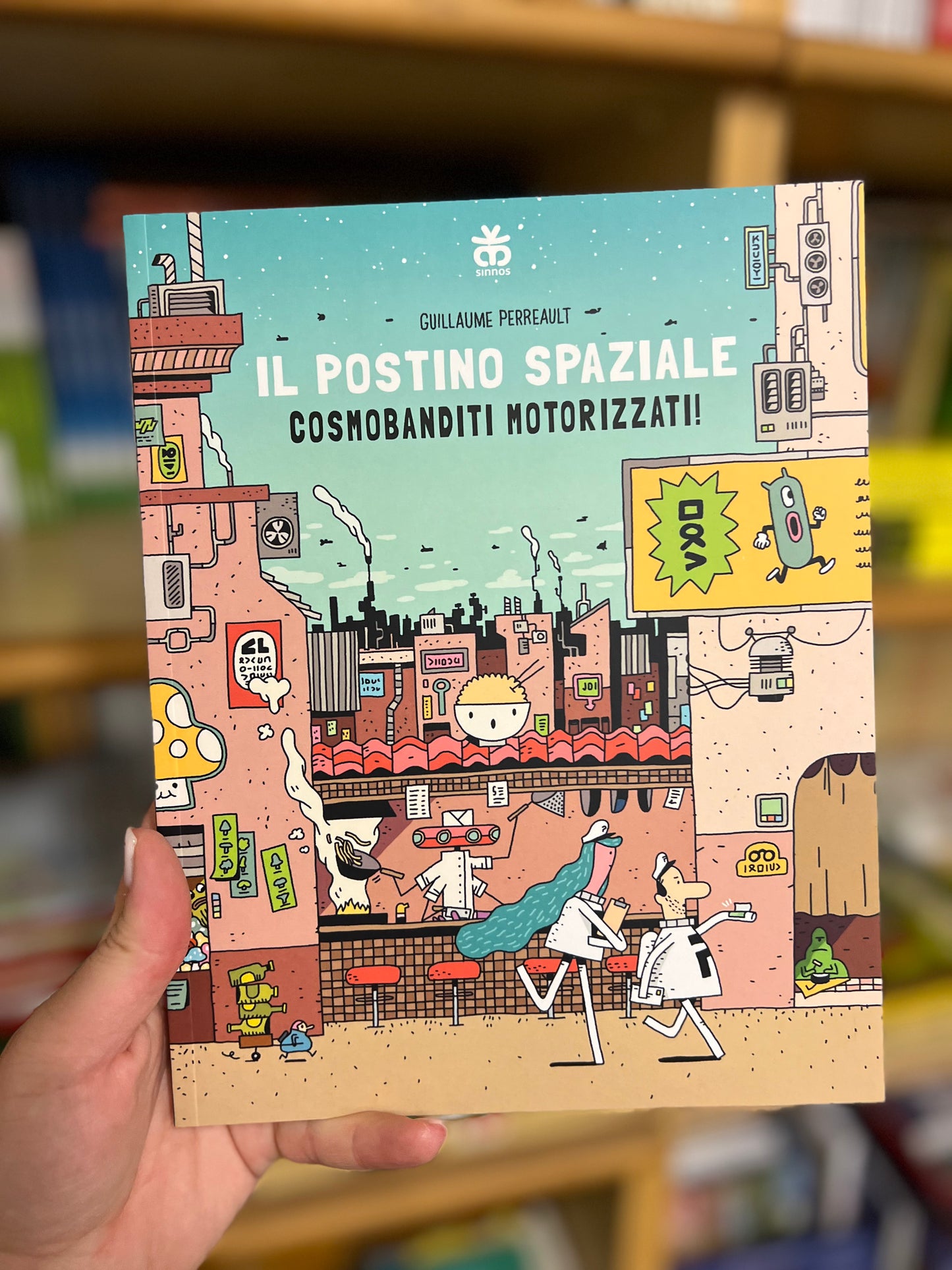 Il postino spaziale, cosmobanditi motorizzati!, Guillaume Perreault