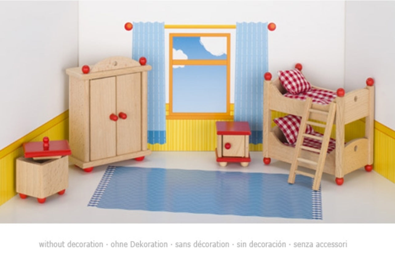 Mobili camera bambini casa delle bambole goki