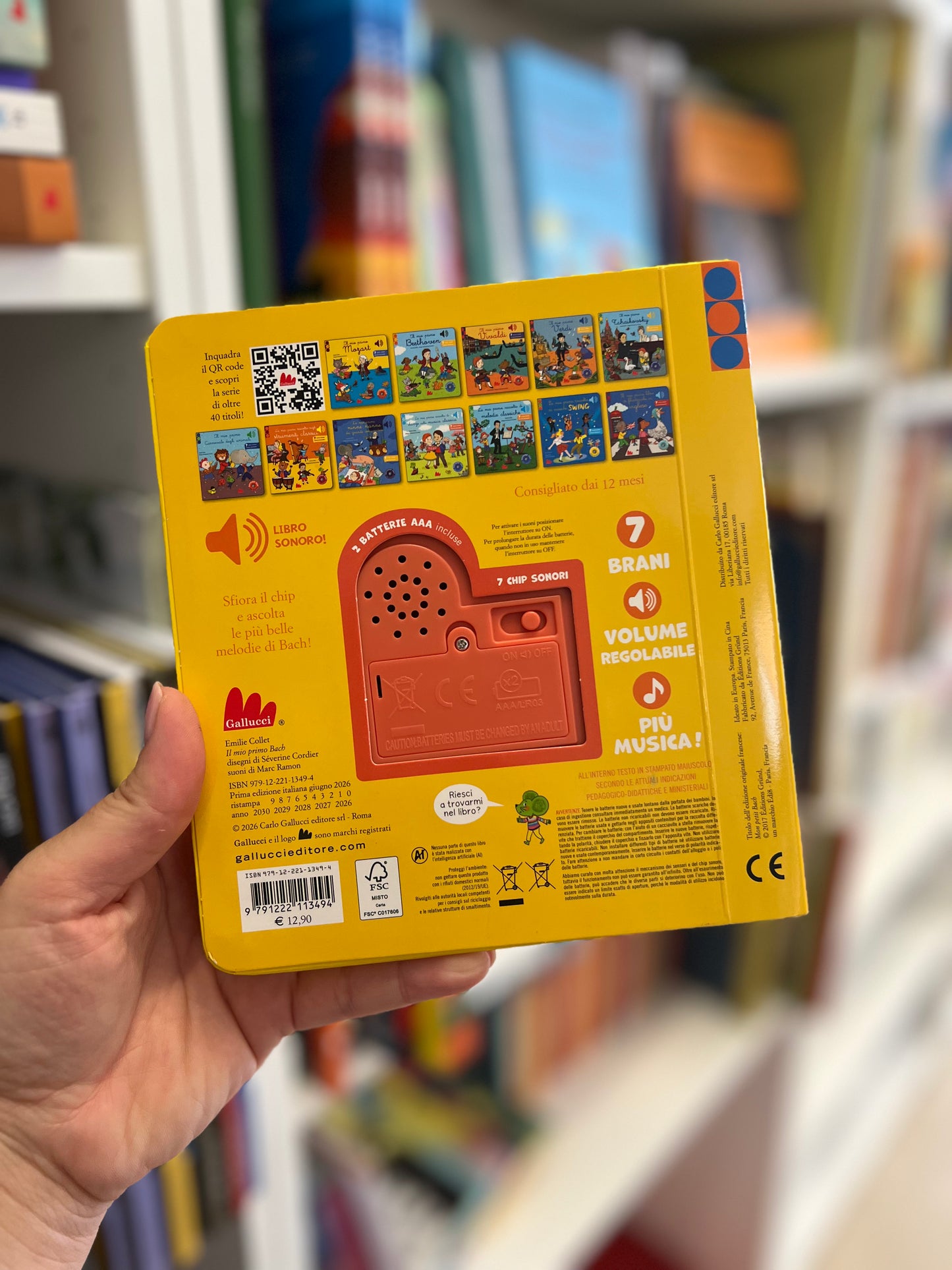 Il mio primo libro Bach, Emilie Collet, Séverine Cordier