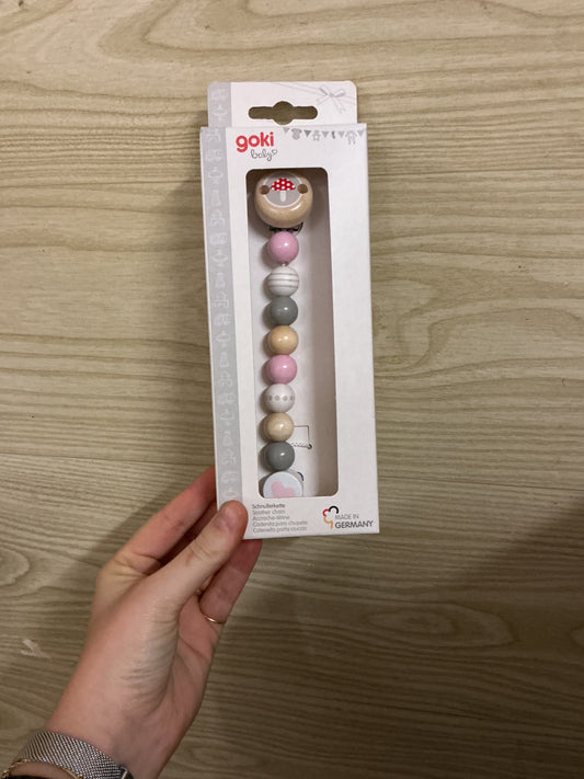 Catenella porta ciuccio fungo Goki