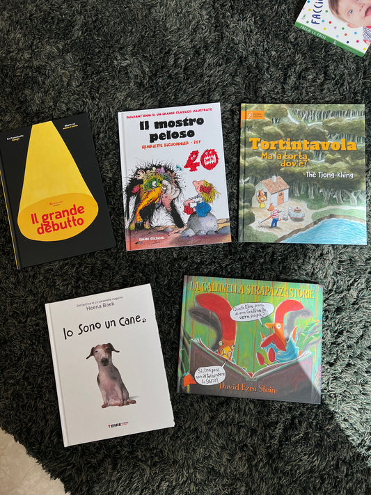 Nuovo KIT 5 LIBRI DIVERTENTI 3-7 anni