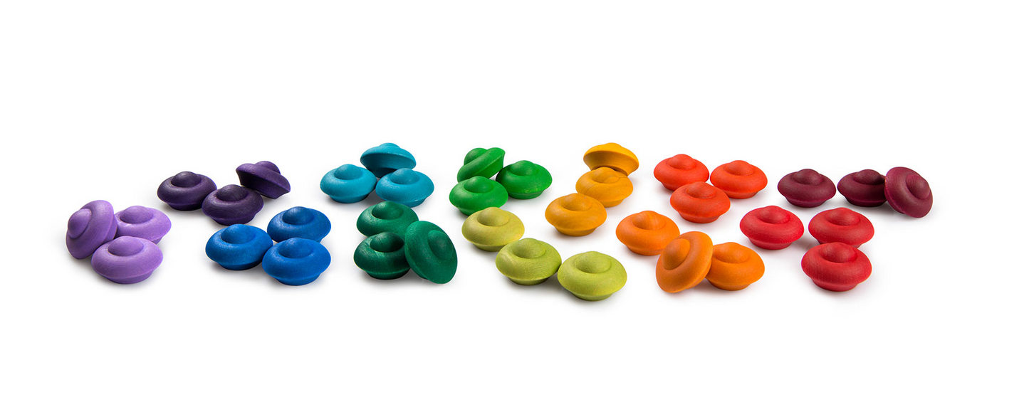 Grapat Mandala rainbow flowers