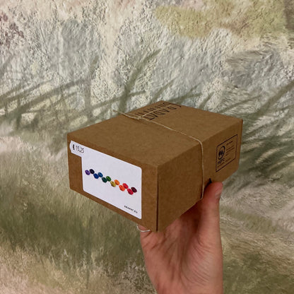 Grapat Mandala rainbow flowers