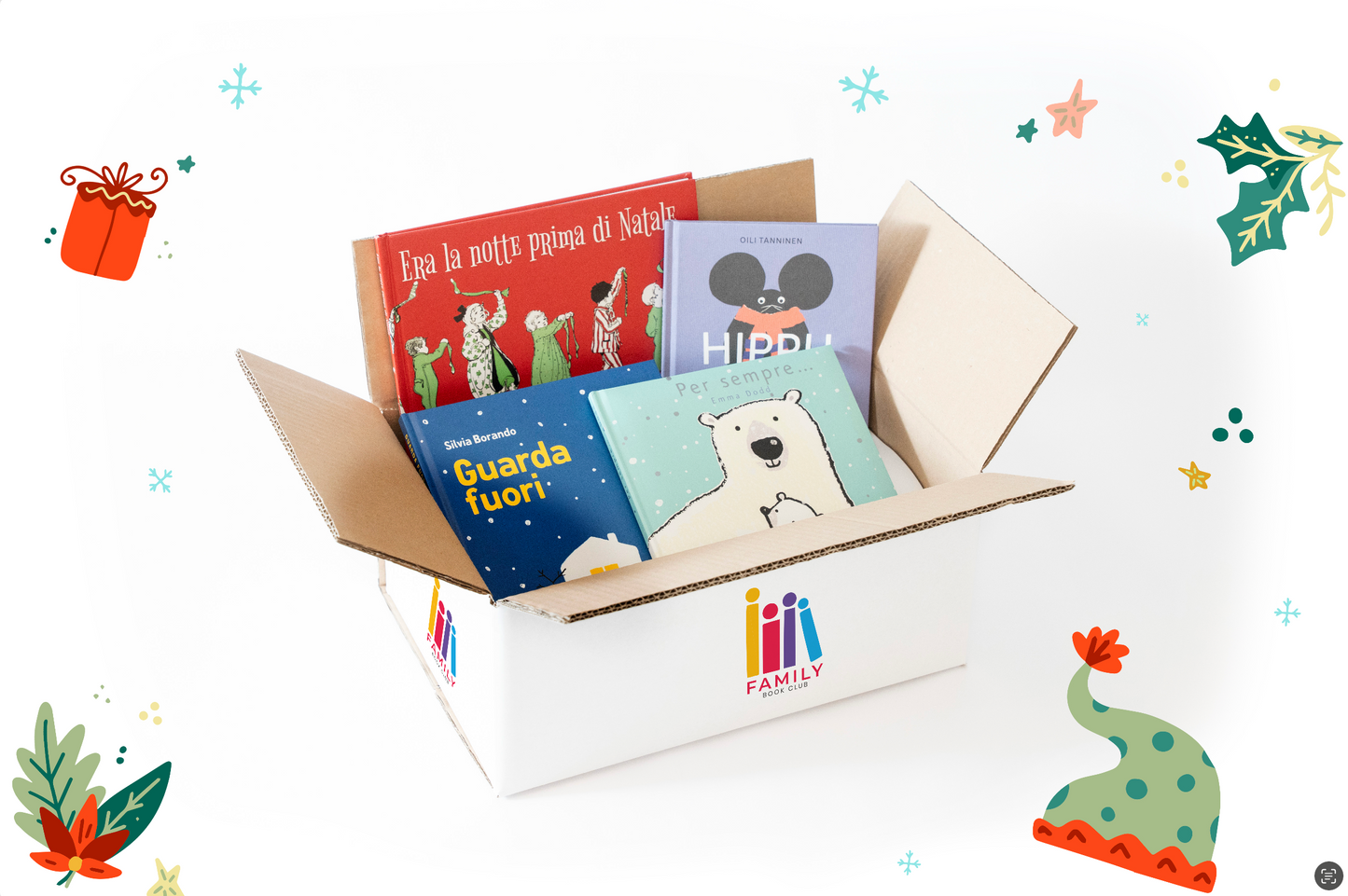 Christmas Box 1-2 anni "La neve, l’amore e la magia del Natale" Family Book Club