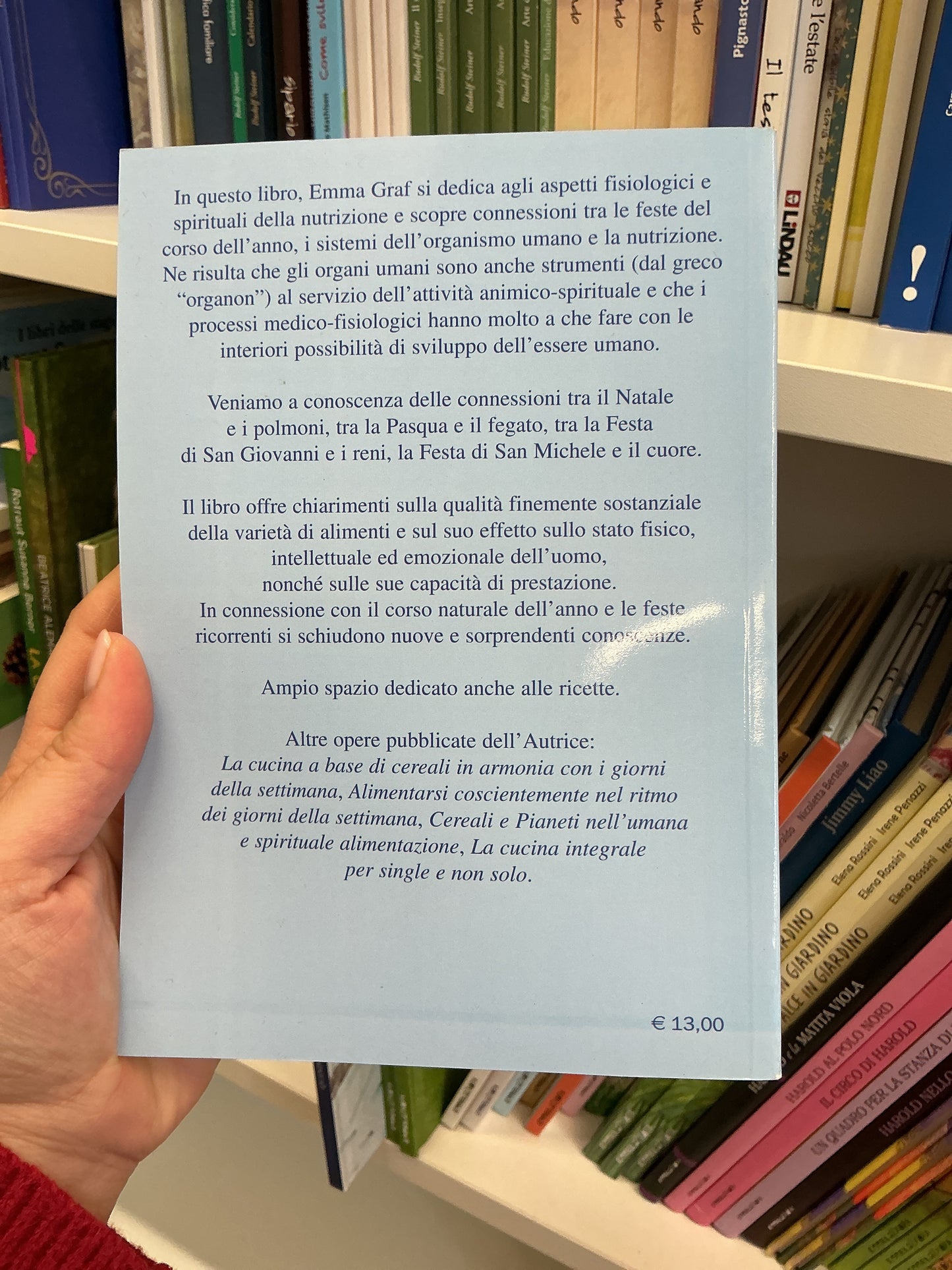 Le feste dell’anno in collegamento con l’uomo e la sua nutrizione  quinto volume, Emma Graf