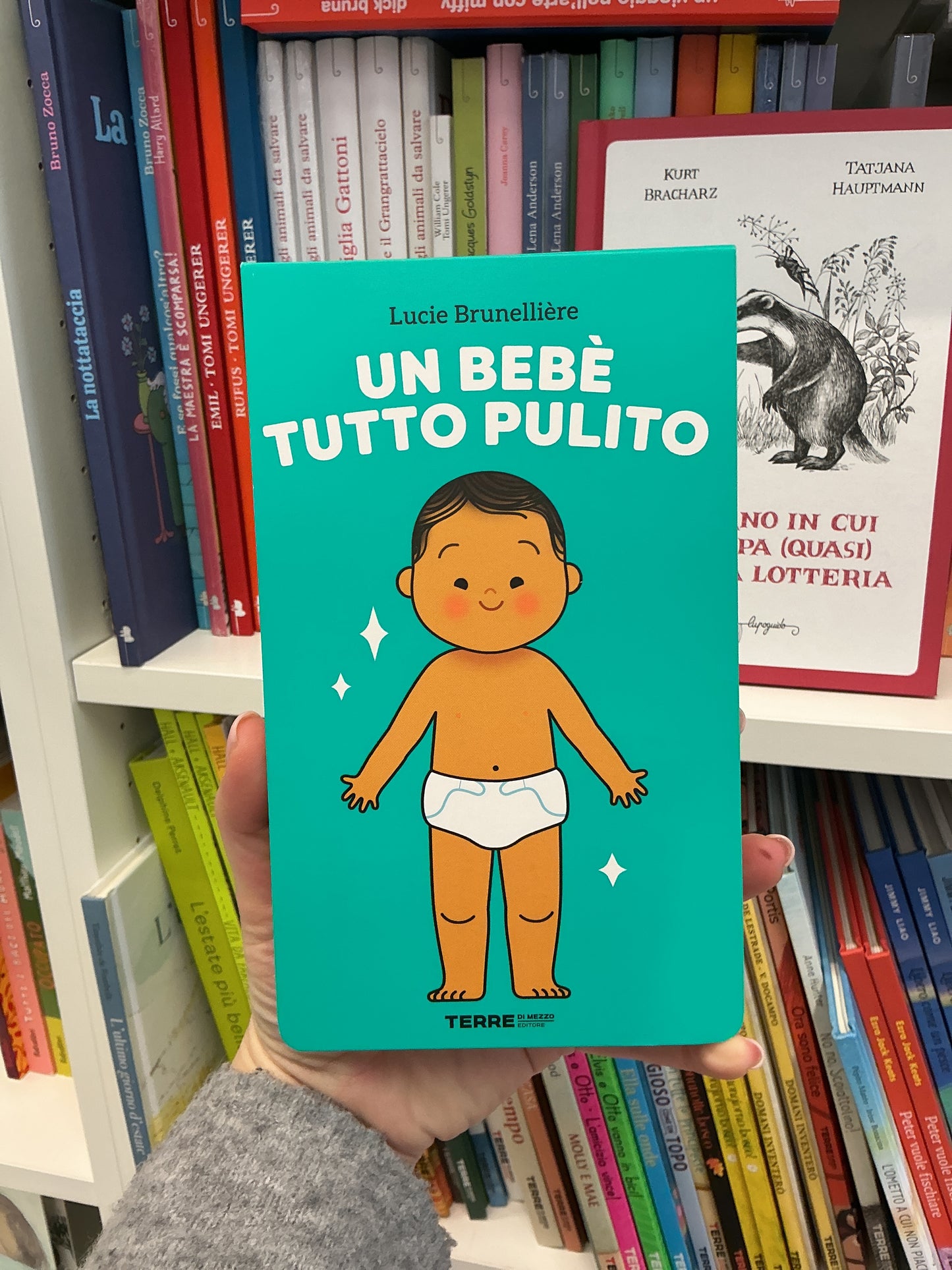 Un bebè tutto pulito , Lucie Brunellière